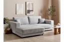 Ersi Sofa med Sjeselong 3 seter   Grå/Svart
