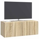  Vegghengt TV skap Sonoma eik 78,5 x 31 x 30 cm Konstruert tre