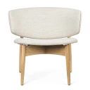 Ferm Living Herman Loungestol Boucle   Oak/Off white
