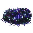 vidaXL LED-strenglys med 300 lysdioder pastell flerfarget 30 m PVC