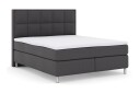 Select No 3 Komplett Sengepakke 180x200 Fast/MediuMørkegrå/Metallben