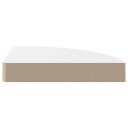 vidaXL Flytende vegghylle h?yglans hvit 25x25x3,8 cm MDF
