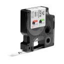 Dymo Rhino 12mm Nylon sort på hvit - 1861653