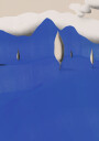 Surreal Landscapes With Blue Mountains Plakat Plakat / 50x70cm