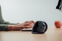Bakker Elkhuizen Evoluent D Trådløs Vertikal Mus Grå 6 Knapper Ergonomisk