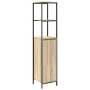  Baderomsskap med hyller sonoma eik 36x35x165 cm