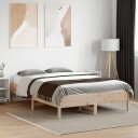 vidaXL Sengeramme 140x190 cm heltre furu 8721012428751