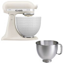 Kitchenaid Artisan KSM156CXEPL kjøkkenmaskin 4,7 liter white on white + rustfri bolle