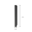 Lucande - Melira LED Utendørs Vegglampe 60cm Antracit