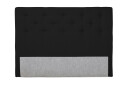 Sengegavl Laze Deluxe 140x200 Svart  
