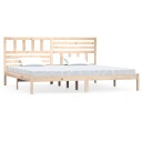 vidaXL Sengeramme heltre furu 180x200 cm 6FT Super King