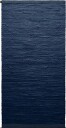 RUG SOLID Cotton   Blue   75X 200CM