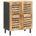 vidaXL Oppbevaringsskap 60 x 33 x 75 cm Massiv mango tre Naturlig