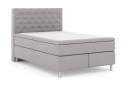 Select No 6 Komplett Sengepakke 140x200 Medium WatergeLysegrå/Metallben