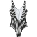 H2O Stripe Badedrakt Dame Svart XL
