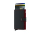 Secrid  Miniwallet lommebok m/kortholder svart/rød
