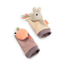 Done by Deer Rattle Socks Celebration Sand Brown MAX CIRCUMFERENCE 20CM