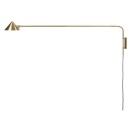 Watt & Veke Kelly Lang Vegglampe Gull