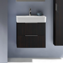 Laufen Base Servantskap med 2 skuffer 58,5x39x53 cm Mørk Brun Alm