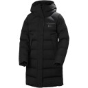 Helly Hansen Aloura Puffy Parka Vinterjakke Dame med Justerbar Hette Svart XS