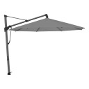 Glatz Sombrano S+ fritthengende parasoll 400 cm kat.4 antrasitt aluminium / 420 Smoke