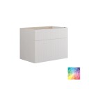Dansani Calidris Rillet Servantskap 2 Skuff D50cm - Ekstra høy Underskuff NCS Farge / 80cm