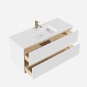 Pulcher Mood 120 Soho   Baderomsmøbel 120x46 cm matt hvit med SolidTec® vask
