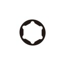 Ironside 102577 Hylse 1/2", flankedriv, sekskant Nøkkelvidde: 24 mm, Håndverktøy