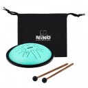 Nino Percussion Nino982 Steel Tongue Drum Small 7 Mint Green