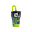 Minecraft-krus med sugerør - 430 ml