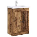  Baderomsskap under vask Gammelt tre 56 x 37,5 x 81 cm