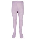 Minymo Stocking Solid Rib 2-Pack Purple 104-110
