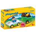 Playmobil 70181 Playmobil 1.2.3 Bil med Hestetransport