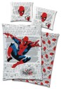 Licens Spiderman sengetøy   100% sengetøy av flanell   Barnesengetøy 140x200 cm