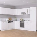 vidaXL Bunnskap til vask hvit 80x46x81,5 cm sponplate