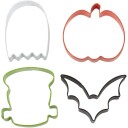 Wilton Utstikkersett Halloween Pk/4 