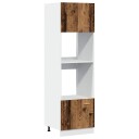  Skap for mikrobølgeovn gammelt tre 60x57x207 cm konstruert tre 8721158436535