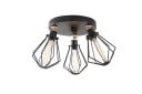 Taklampe Hillmere Svart / Gull Gull/Svart