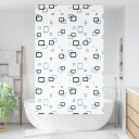  Dusjrullgardin 130x240 cm Stoff Bredde 126 cm