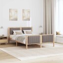  Sengestamme Brun og taupe 140 x 190 cm Heltre furu