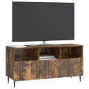  TV skap med skuff Røkt Eik 102 x 34,5 x 50 cm Konstruert tre