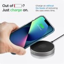 Spigen Liquid Crystal Mobildeksel For iPhone 13 Gjennomsiktig med Magsafe Kompatibilitet