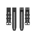 Armbånd i silikon til Garmin Fenix ​​6 - 22mm - Svart
