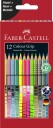 Faber-Castell 12 Colour Pencil Colour Grip Special Pastel-Neon Box 201569