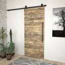 Utstyr for skyvedør SKIEN 200 cm stål svart