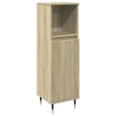  Baderomsskap sonoma eik 30x30x100 cm konstruert tre