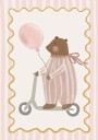 Bear with Pink Balloon Plakat Plakat / 40x50cm