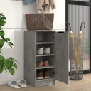 vidaXL Skoskap betonggr? 30x35x70 cm konstruert tre