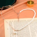 Choker barokk perleanheng halskjeder Rose gold