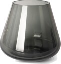 Rocks Lykt/Vase 12 cm Glass Grå